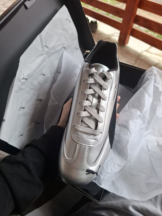Adidasi Puma Silver (Speedcat Metallic)