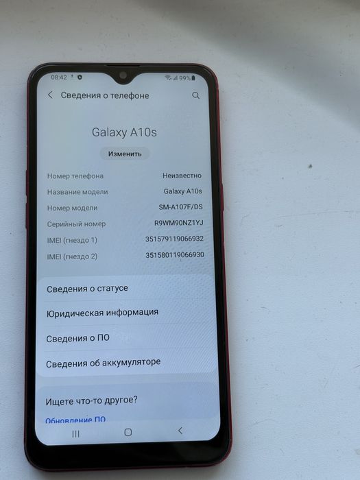 Продам телефон Samsung Galaxy A10s
