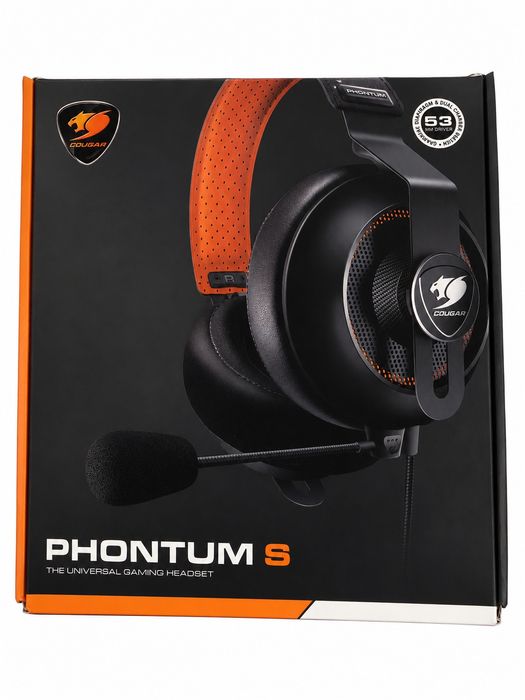 Căști Gaming Cougar Phontum S – Sunet impecabil, microfon perfect, cutie + accesorii