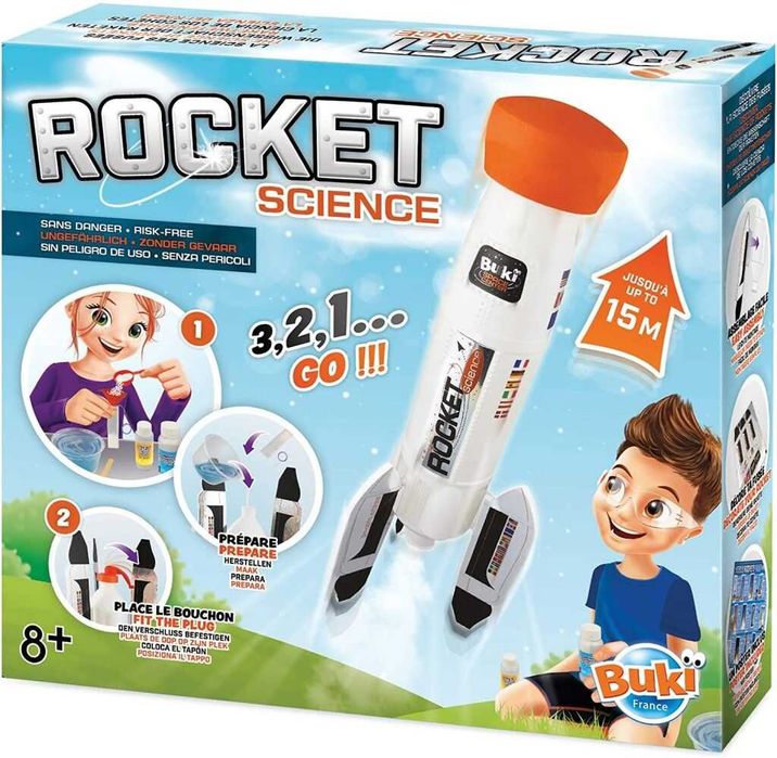 Игрален комплект Buki Science - Експерименти с ракета