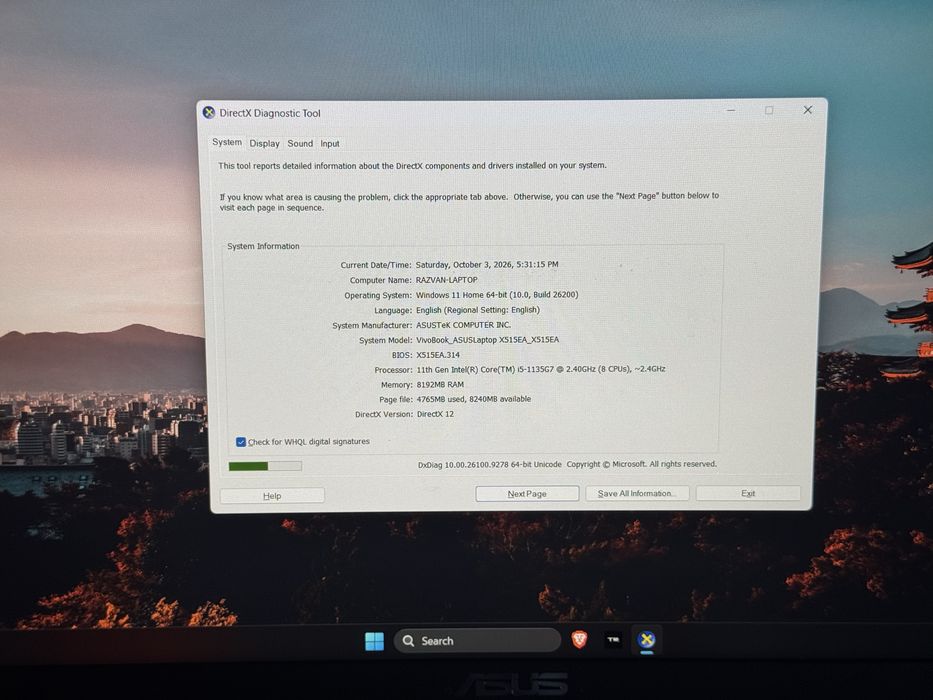 Asus X515EA I5-1135g7 | 8GB RAM | 512GB Stocare
