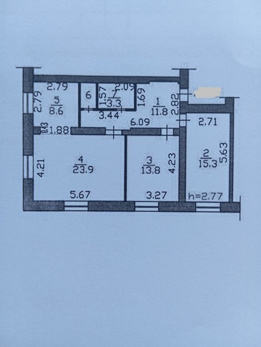 Продам 3х комнатную квартиру