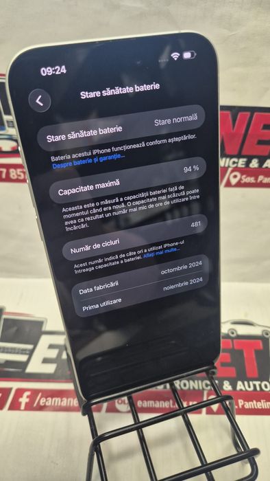 Telefon mobil Apple iPhone 16 Plus, 128GB, 10/10