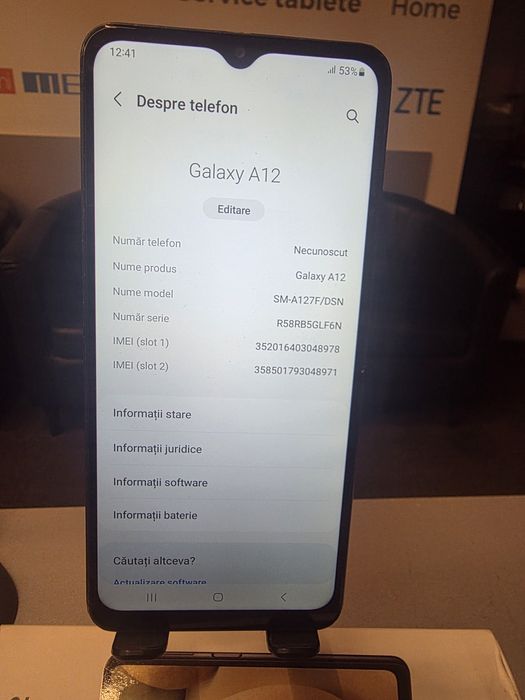 Samsung Galaxy A12 - Ideal pentru instalare POS magazin - Garantie
