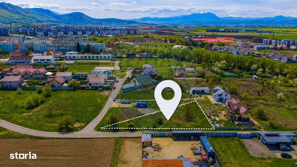 Teren intravilan 1,250mp Brasov / Comision 0%