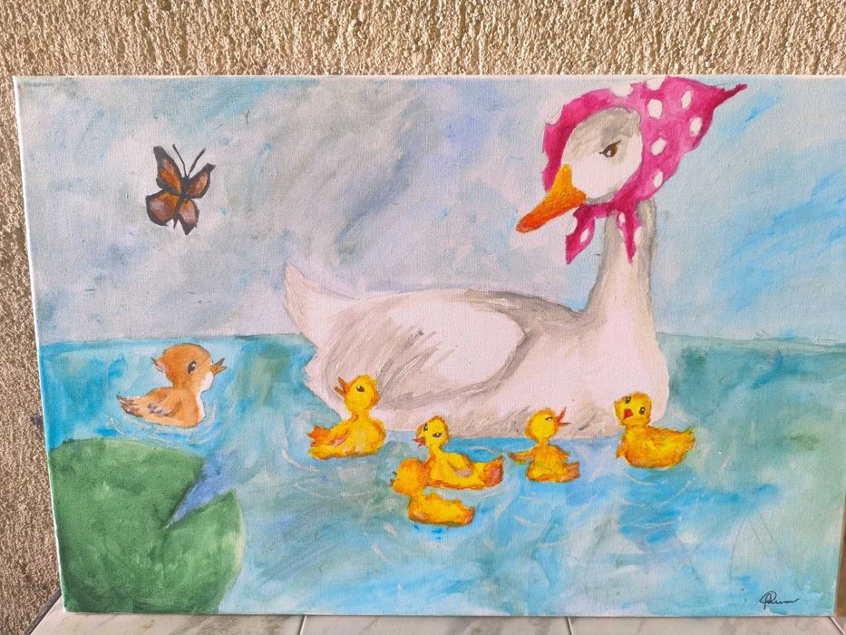 Авторски картини върху пано!