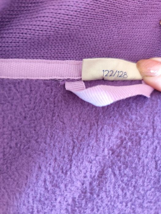 Детски жилетки,зелена 134-140 см.и лилава- 122-128 см