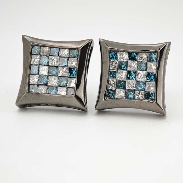 Cercei aur 14k cu diamante 3ct