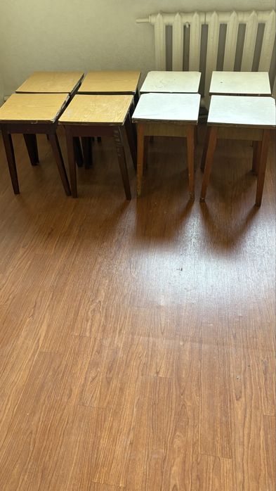 Табуретки прочные деревянные