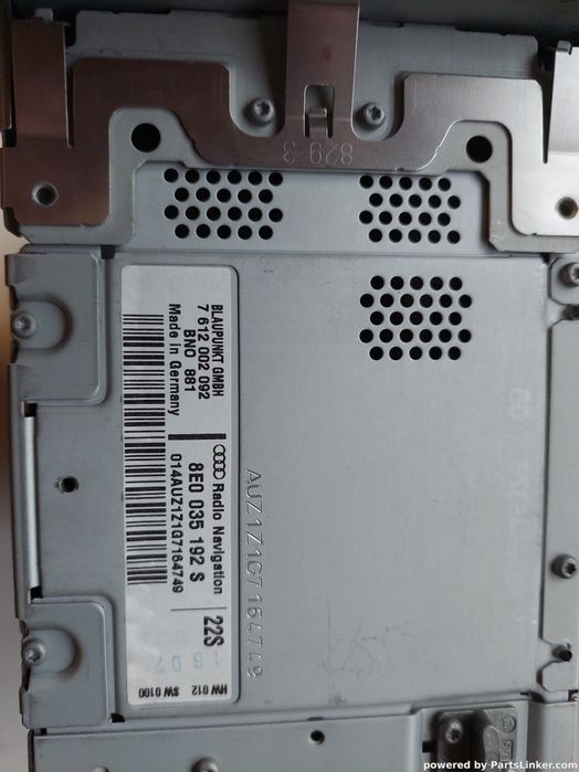 Navigatie Auto Audi A4 Iii (8Ec, B7) [ 2004 - 2008 ] Oem 8E0035192S