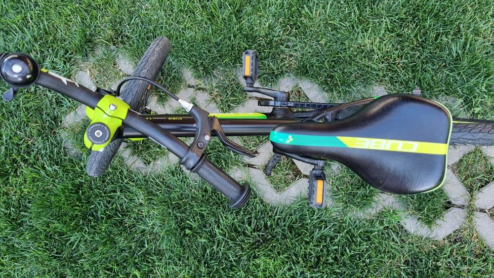 Bicicleta copii CUBE Cubie 160 negru/verde