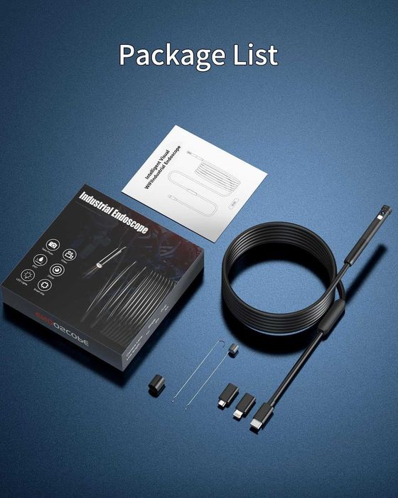 Ендоскопска инспекционна камера Hopefox със светлина