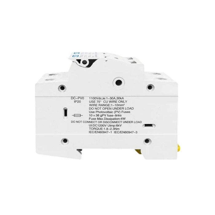 Soclu Siguranta fuzibila 32A 1000V DC, 1P/2P, Fotovoltaice, 10x38