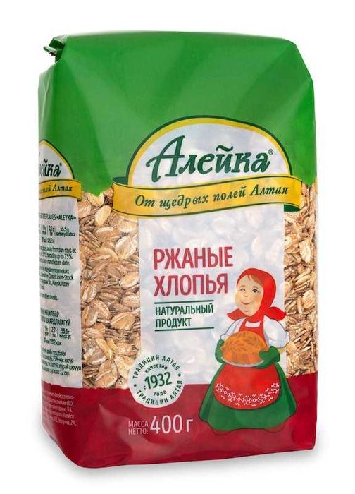 Хлопья Геркулес, Овсяные, Ржаные 400гр.