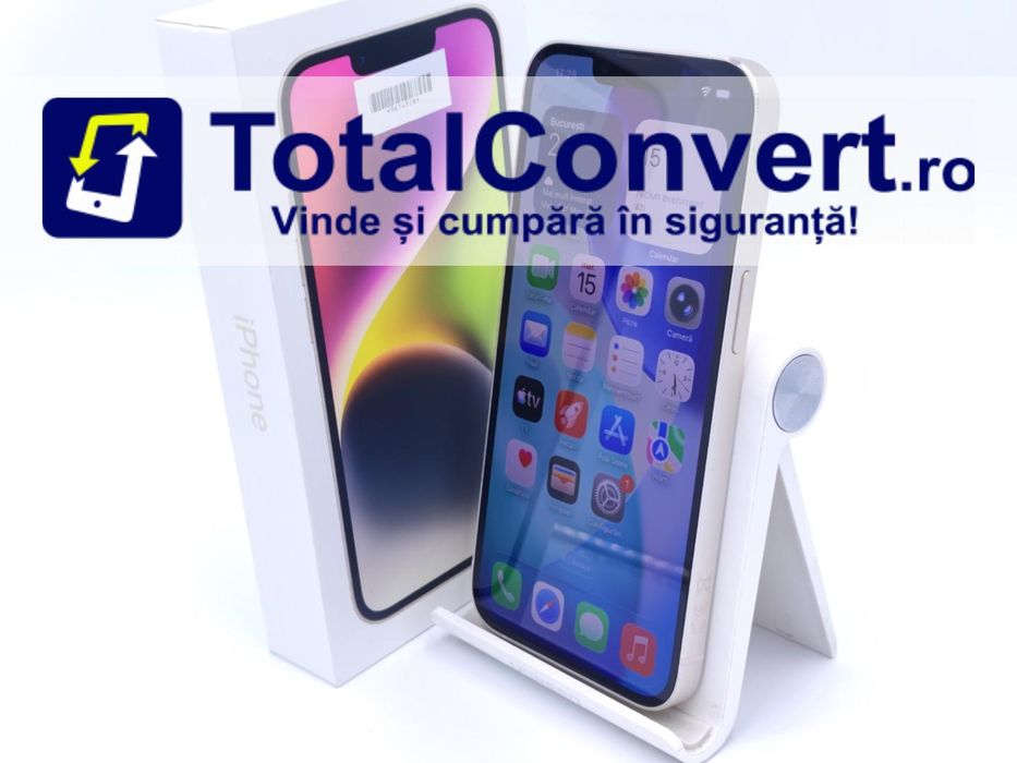Apple iPhone 14 128GB Starlight 6GB Single, Garantie 24 luni | #D96145