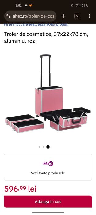 Troler pentru cosmetice