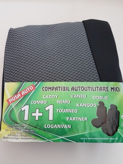 Husa Auto 1+1 Dacia Logan Van,Doblo,Kangoo,Partner,Combo
