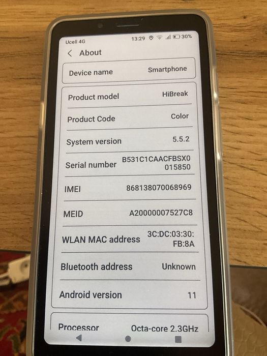 **Hibreak eink phone 6/128 Gb – $280 |
