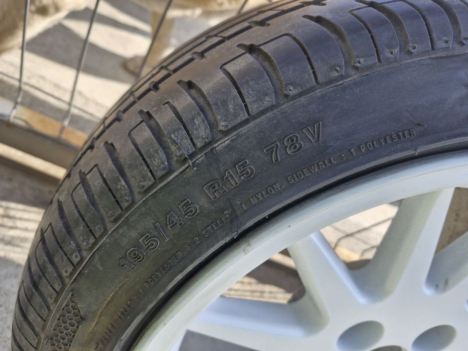 Джанти Intra 15 цола , 4х100 ,7j , et20 195/45/15 Bwm Vw Honda Opel