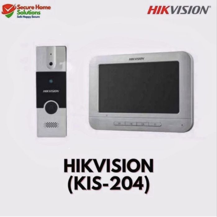 Hikvision Видеодамвфон DS-KIS204T (O.STD)  . Для дома.