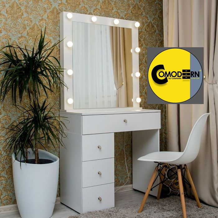 Мебель, гримёрные столики или трюмо с подсветкой