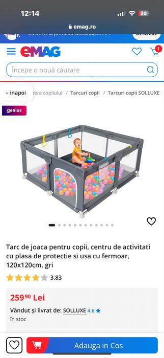 Tarc joaca copii 120*120