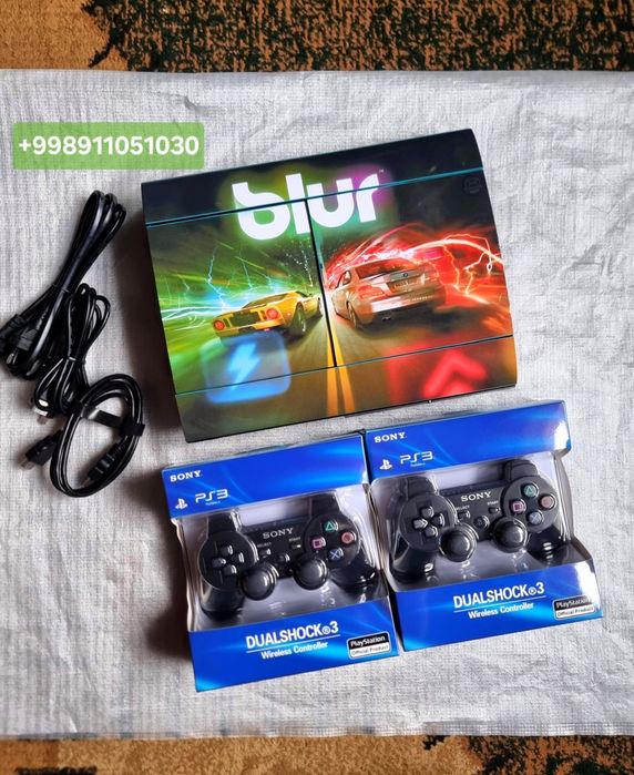 PS3 super slim +Top Games