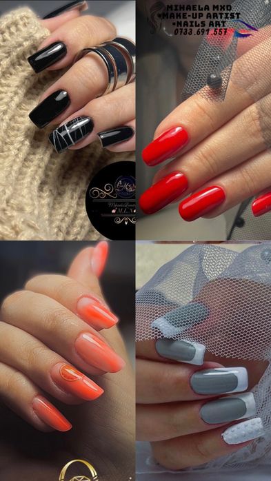 Unghii cu gel . Otopeni