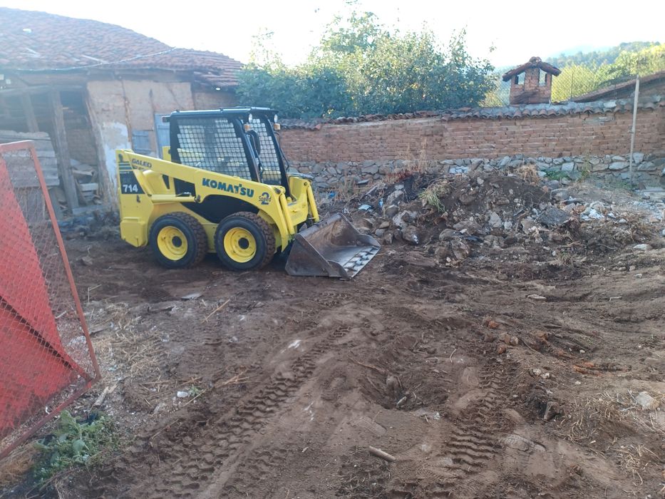 Услуги с бобкат и самосвал