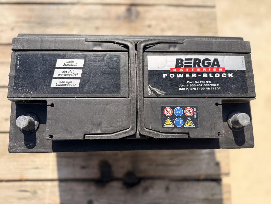 Акумулатор berga 100 A
