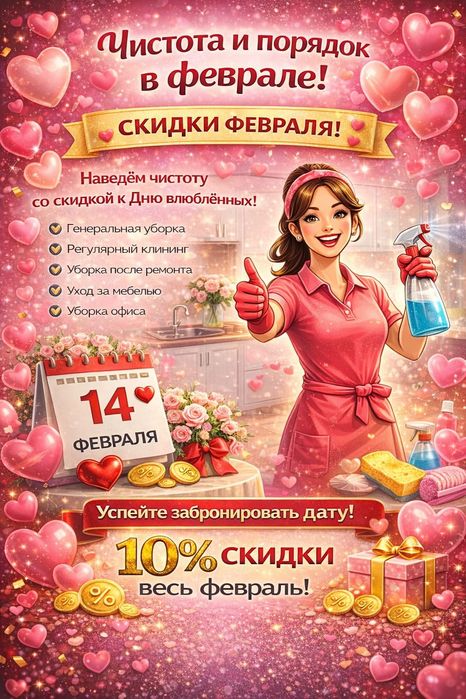 Клининг услуги уборки