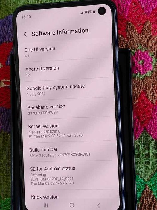 Samsung S10E Enterprise edition SM-970F/DS FullBox 6Gb/128Gb-IMPECABIL