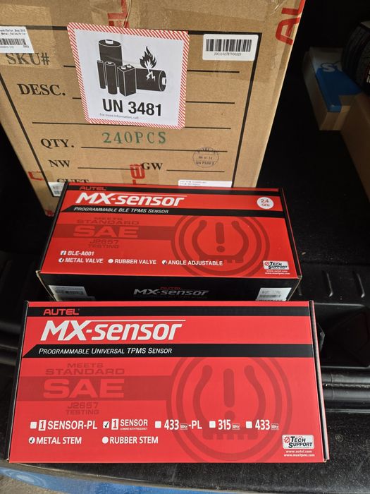 Обучение на TPMS датчици за гуми