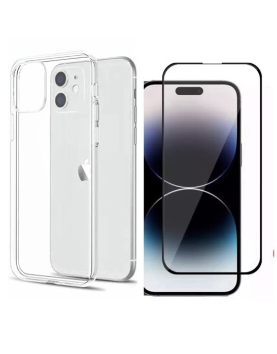Husa Safe Case+Folie Sticla Tempo Iphone 14/15/16E/17/18 PRO MAX PLUS AIR