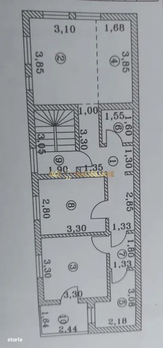 3 Camere de inchiriat | Rahova | Centrala proprie | x2 Bai