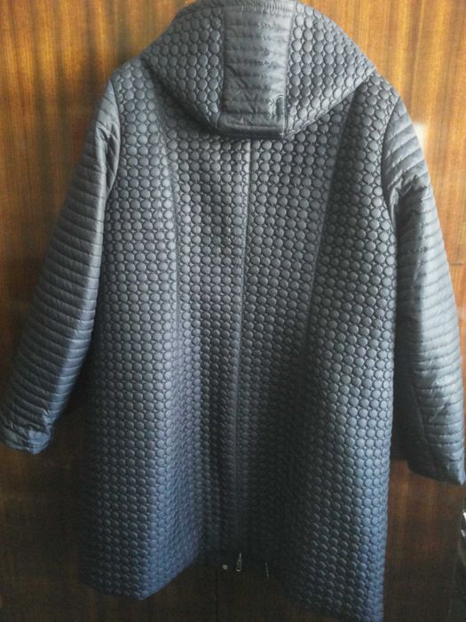 Фирменное полупальто Kelly Kessa (56-58). Теплое, синее. Качество!