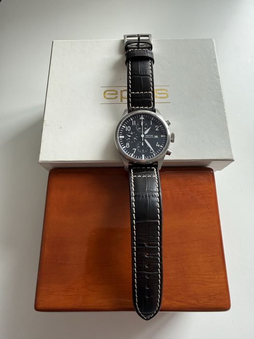 Ceas Epos Pilot Chronograph 3398 Automatic Valjoux 7750