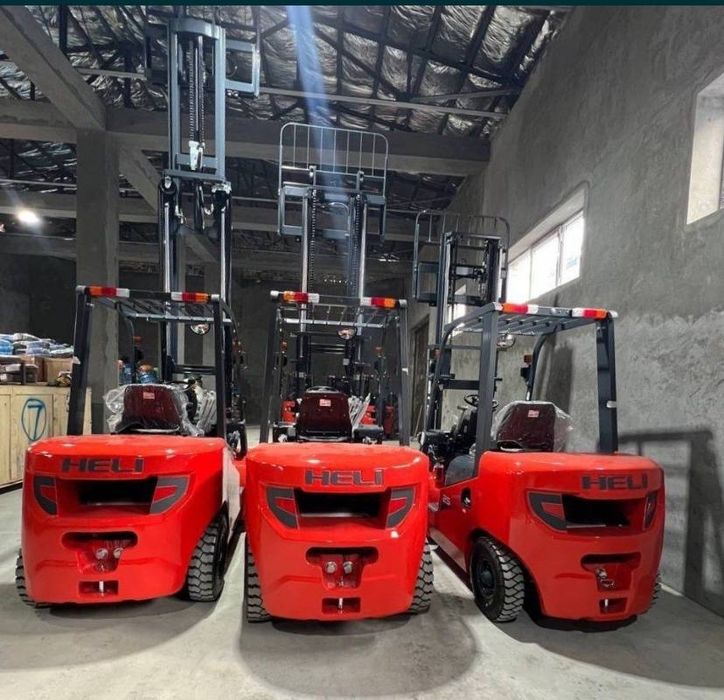 Дизельный вилочный погрузчик 5т 4,5м HELI кары в Наличии