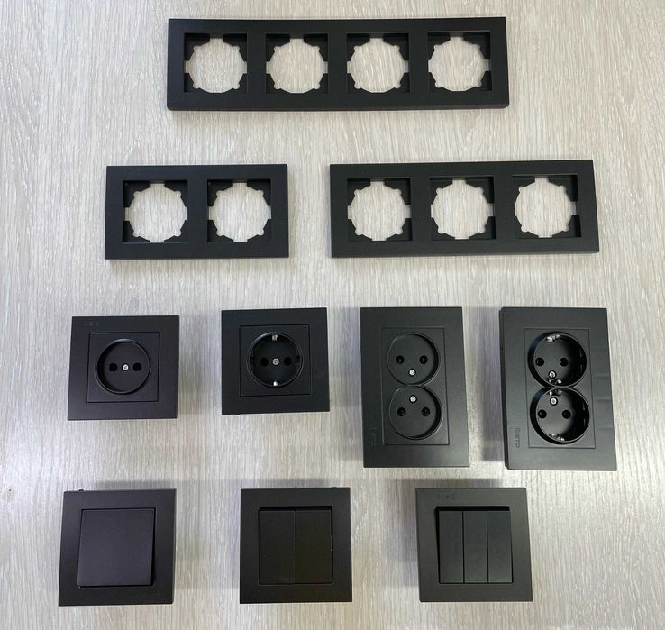 Розетки Vision (Турция) Черные