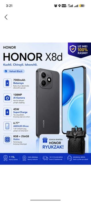 Honor x8d orginal