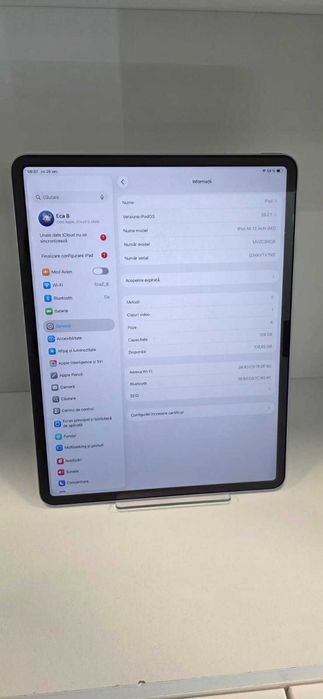 Tableta ipad Air 13  2024 (Ag8 Tudor1/B74332) – Garantie 2 Ani!