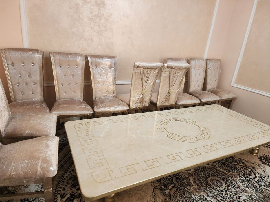 Stol stul kamplekt 10 talik