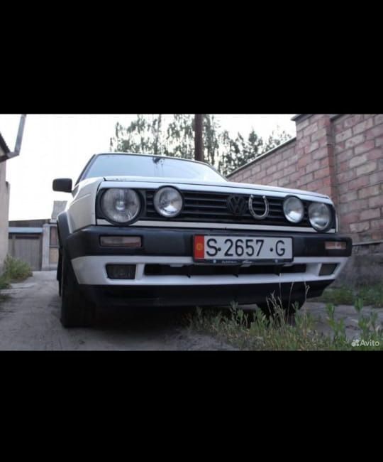 GT бампер Golf 2 | Новый | Стеклопластик