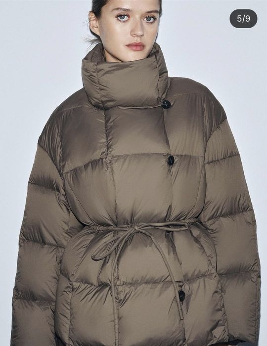 Яке с пух и пера ZARA
