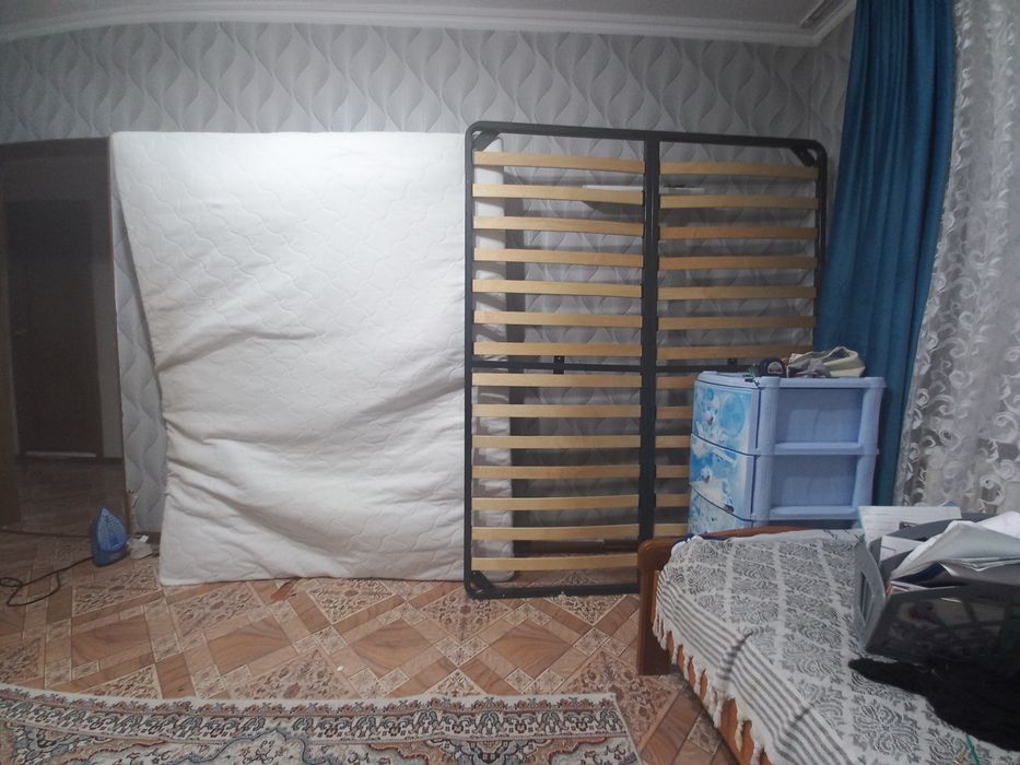 ортопедический каркас и матрас со сьёмным чехолом 160×200