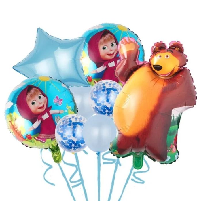 Парти сет Маша и мечокът, Алиса  и ,,Inside out"