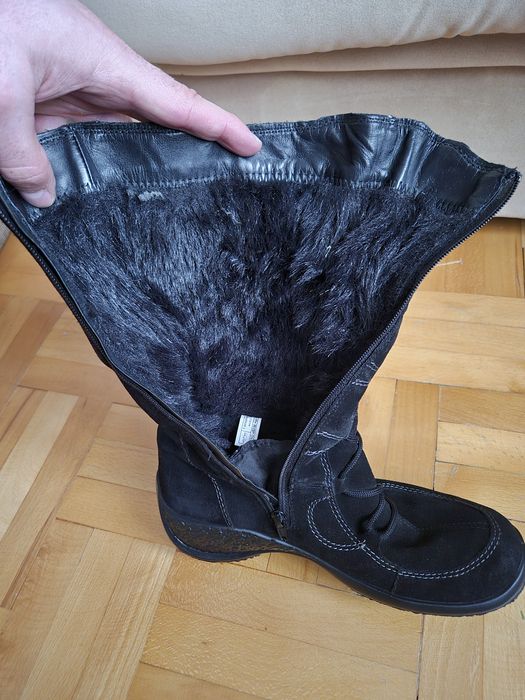 Cizme Legero Gore-Tex, Piele Naturală, Blănite, Damă - 39