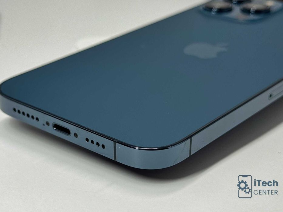 iPhone 12 Pro MAX, 256GB, Pacific Blue, 100% батерия, КАТО НОВ, ГАРАНЦИЯ!