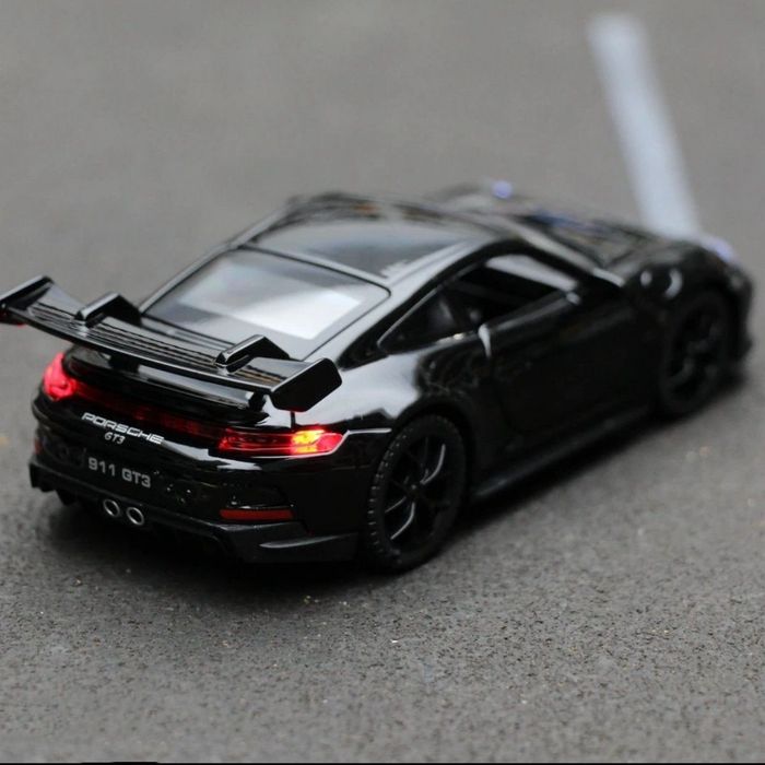 Porsche 911 GT3 1.32! Металлическая модель со светом и звуком