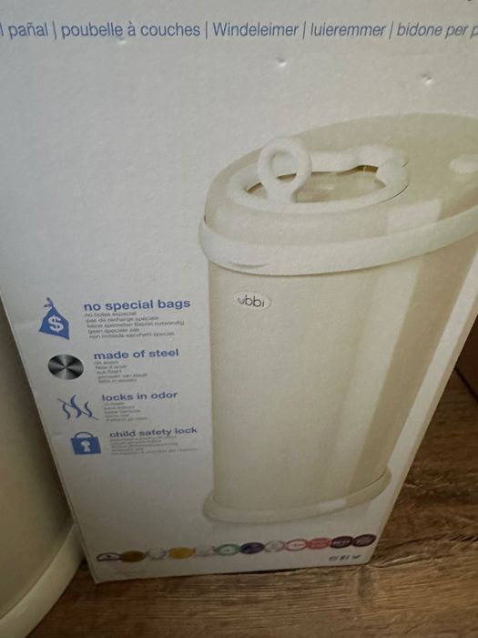 Контейнер за памперси Ubbi steel diaper peil